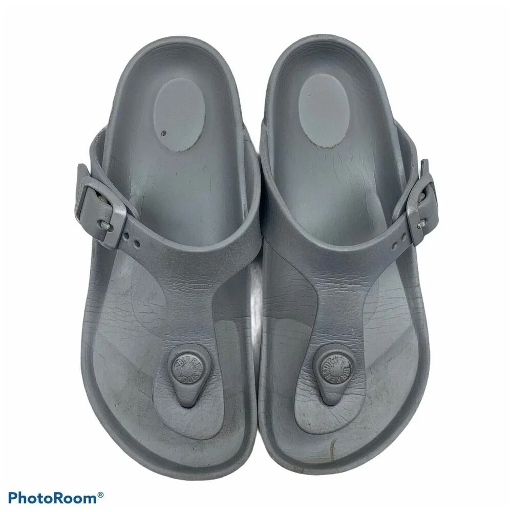Birkenstock Kids Sz 12 12.5 Gizeh Sandals‎ Beach EVA Waterproof Shoes Flip Flops